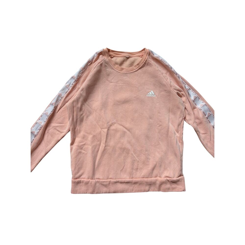 Pink/Salmon Adidas Crewneck - Size M/L
